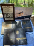 Group of Vintage Thomasonian High School Year Books & More