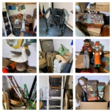 Closet Clean Out - Folding Chairs, Decorative Items, Frames, Nutcrackers & More