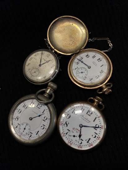 Group lot of antique pocket watches