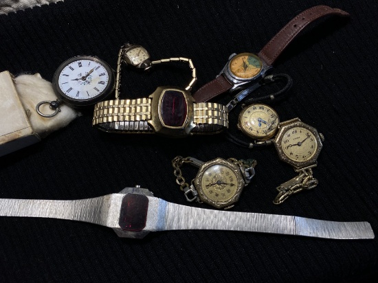 Group of Antique and Vintage Watches