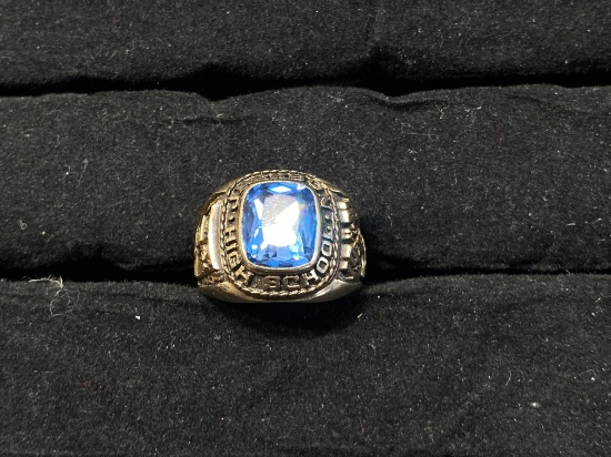 Gold Vintage High School Class Ring