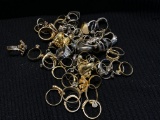 Large lot of assorted costume jewelry rings