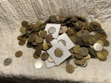 Large lot of assorted gaming tokens