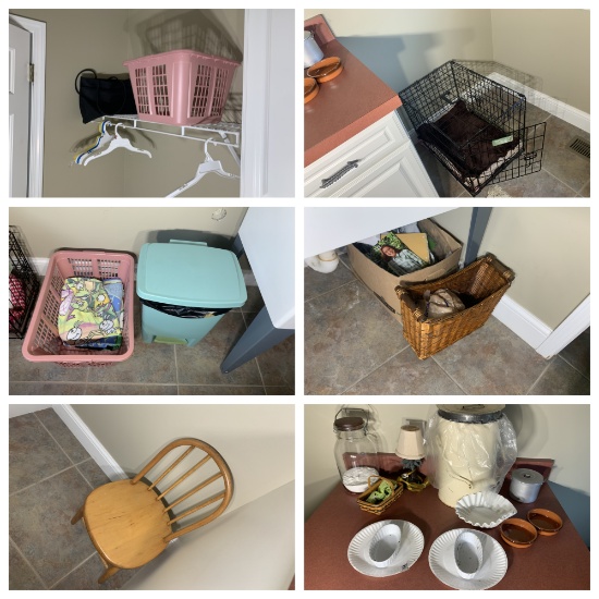 Assorted room contents lot