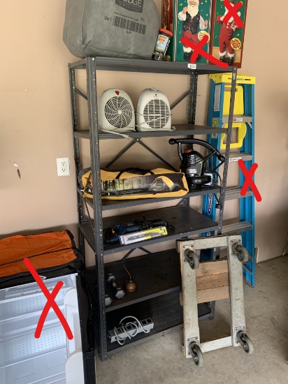 Shelf and contents lot
