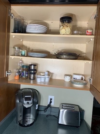 Cupboard and counter items