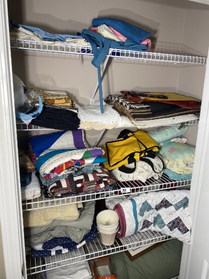 Closet contents lot