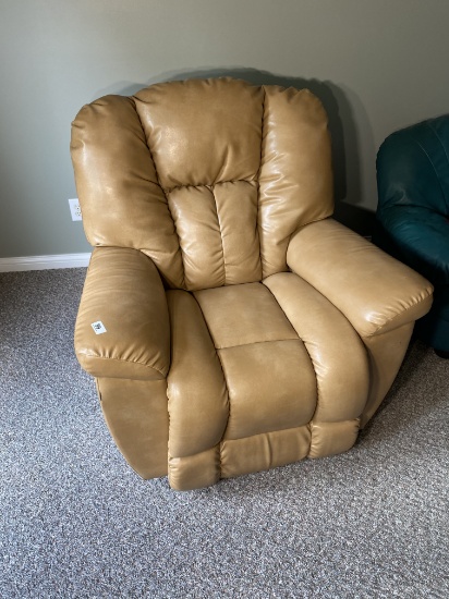 Nicer Leather Laz-y-Boy leather recliner chair
