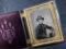 1/4 plate tintype young Civil War Soldier in Union Case