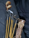 Antique Golf Clubs Set - Many Hickory