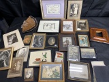 Large Lot Antique photos, prints and more