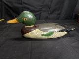 Antique wooden duck decoy