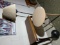 Side table, lamp table, floor lamp, bowling ball