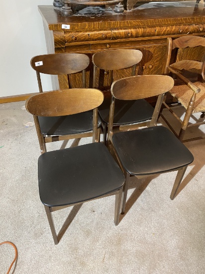4 Made in Yugoslavia Mid Century Dining Chairs