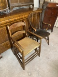 2 antique chairs