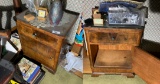 Pair of vintage wooden nightstands