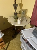 Vintage Table with marble or stone top