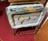 Set of 4 Vintage Mallard Duck TV Trays