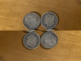 Four Morgan Silver Dollar Coins