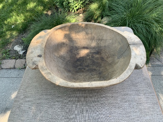 Great Carved Wooden Bowl