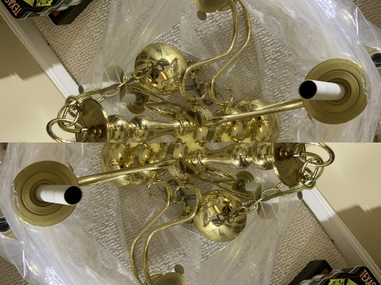 Brass Chandelier