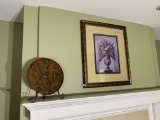 Decorative plate, stand and framed print