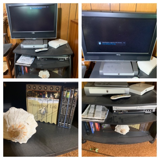 26 inch Toshiba Regza TV, Electronics, Stand, VHS & More