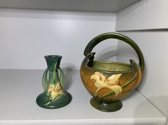 2 Pieces of Roseville Pottery