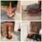 Traffic Cones, Garden Hose, & Wheelbarrow