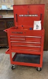 U.S. General 5 Drawer Roller Tool Box Cart with Keys