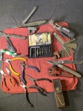 Group of Pliers, Feeler Gauges & More