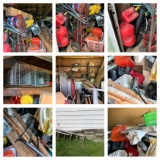 Shed Cleanout - Stainless Steel Sink, 2 wheeler, Gas Cans, Live Traps & More.