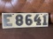 Vintage Foreign Sweden License Plate