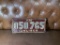 Vintage Foreign Jalisco Mexico License Plate