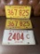 3 Vintage Illinois License Plates 1970 & Dealer Plate 1957