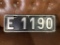 Vintage Foreign Jamaica License Plate