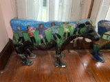 Young's Dairy Charity Auction Cow fiberglass  