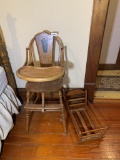 Early High Chair & Doll Cradle