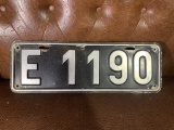 Vintage Foreign Jamaica License Plate