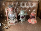 3 Vintage Lanterns