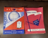 1946 Baseball World Series Program & 1948 All Star Score Book