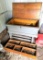Nice Antique Tool Box w/Old Tools contents