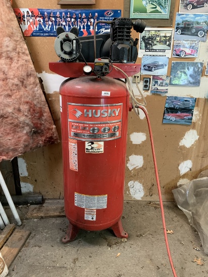 Husky 60 Gallon Air Compressor. 7HP.  In Working Order.