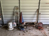 Wheel Barrel, Yard Handels, Step Ladder, Extension Cords & More