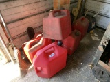 Large Group of Gas Cans