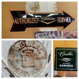 3 Cadillac Service Signs