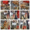 Great Group of Woodworking Tools with Tool Box - Clamps, Saws, Pyrbars & More