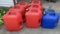 Group of Gas Cans & Kerosene Cans