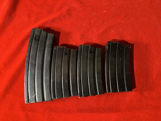 4 Ruger Mini 14 Magazines by Pro Mag