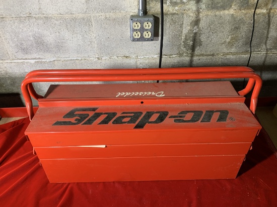 Snap-On Fold Open Double Sided Tool Box with Contents